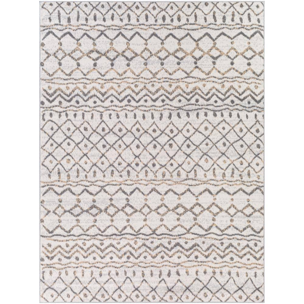 Artistic Weavers Bycin Gray/Tan 8 ft. x 10 ft. Indoor Area Rug ...