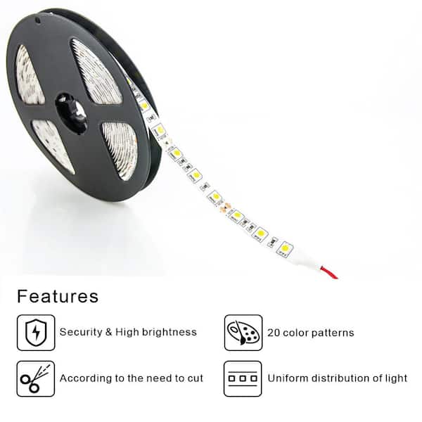 Ksix Colored RGB LED Strip with Remote Control - 2x5m