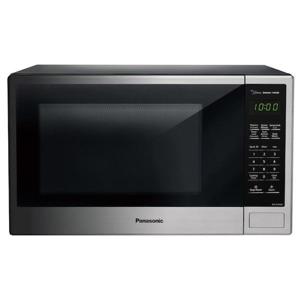 Panasonic 1.3 cu. ft. Countertop Microwave in Stainless Steel with Genius Cooking Sensor