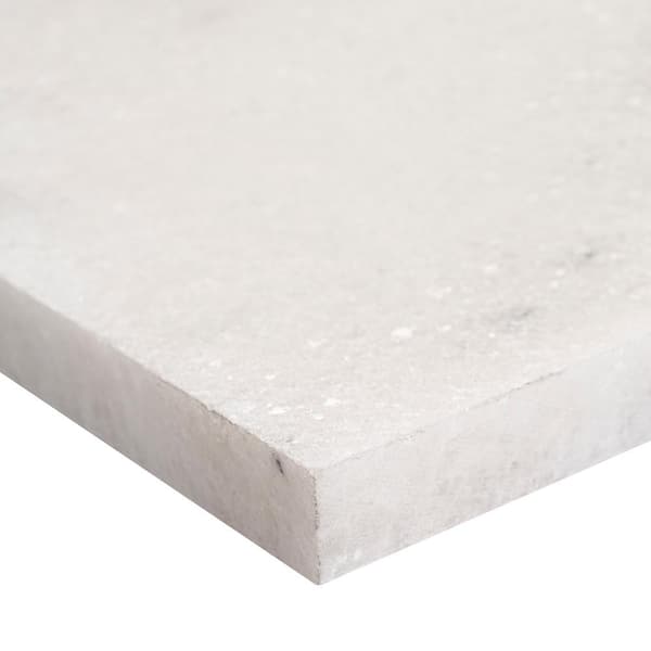 MSI Sierra White 3 cm. x 16 in. x 24 in. Sandblast Marble Paver Tile (159.6 sq. ft./Pallet)
