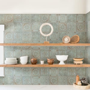Fitz Green 2-3/8 in. x 9-5/8 in. Ceramic Wall Take Home Tile Sample