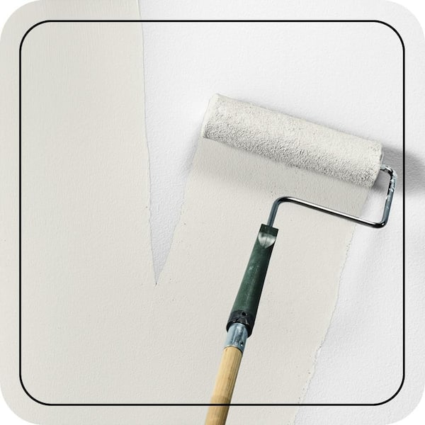 1 gal. #GR-W08 Arcade White Flat EcoMix Plant-Based Interior Paint & Primer