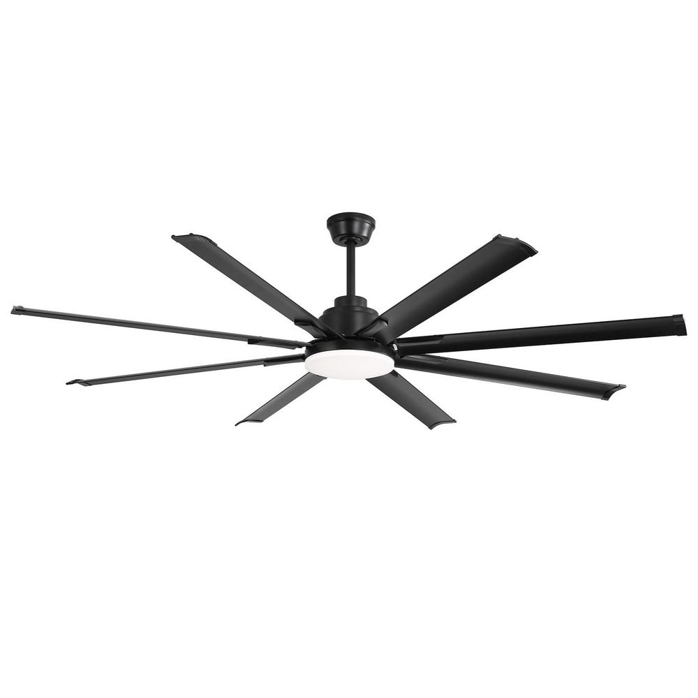 84 in. Indoor Smart Black Ceiling Fan with Integrated LED Light and Remote Control, 6-Speed Quiet Reversible DC Motor price history on PriceWatchPro