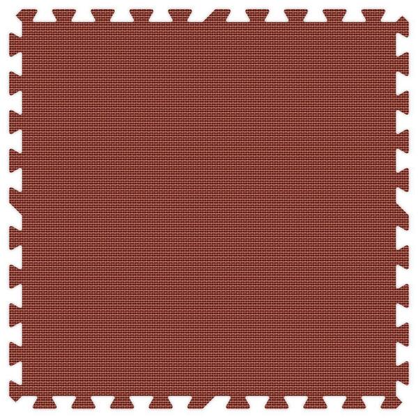 Groovy Mats Burgundy 24 in. x 24 in. Comfortable Mat (100 sq.ft. / Case)