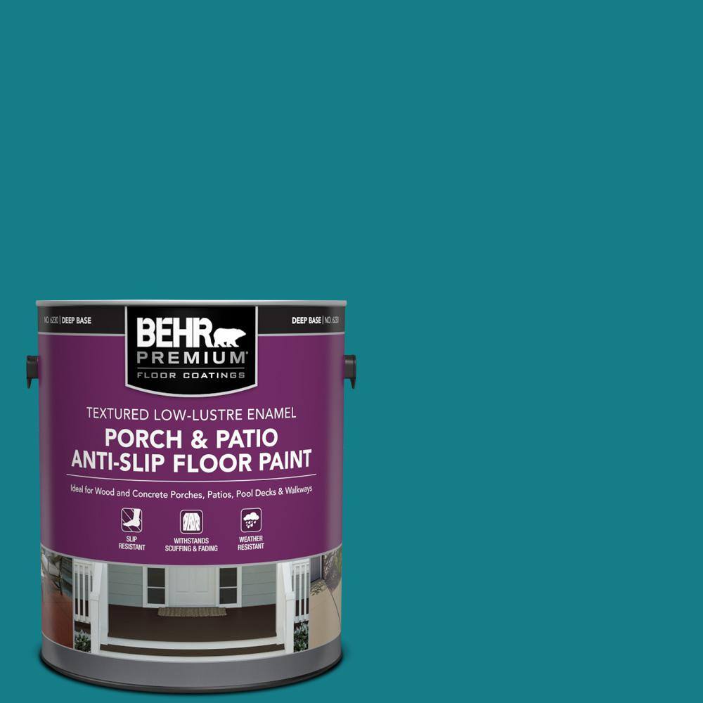 1 gal. #PPU13-01 Caribe Textured Low-Lustre Enamel Interior/Exterior Porch and Patio Anti-Slip Floor Paint price history on PriceWatchPro