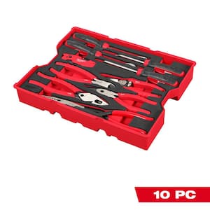 Milwaukee Pliers & Wrench Set with Tray for PACKOUT Drawers (9