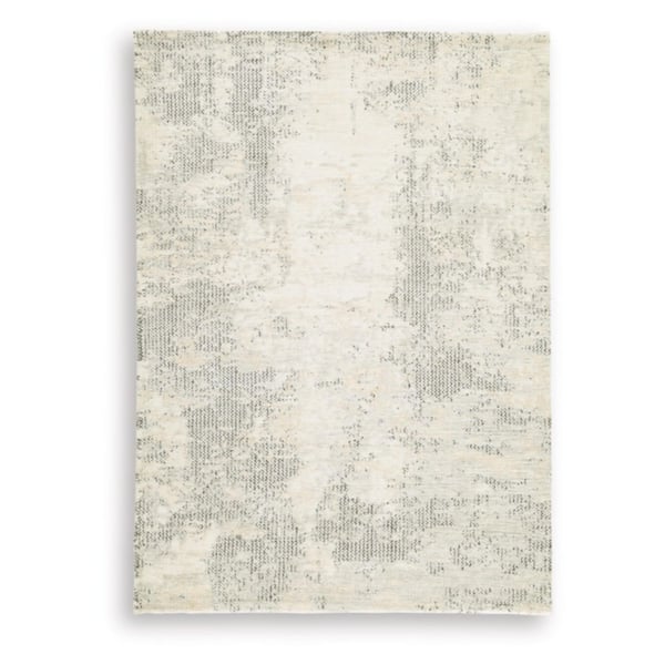 Raif 5 ft. x 7 ft. Gray/Beige Abstract Area Rug