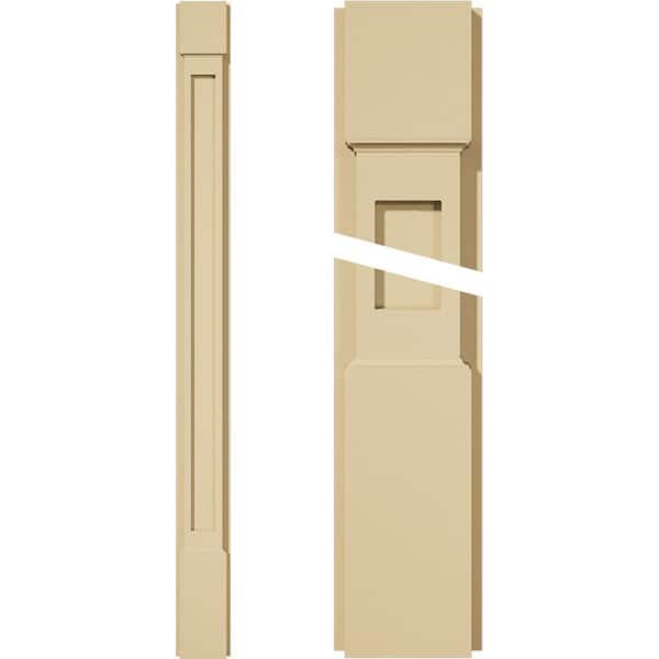 Ekena Millwork 2 in. D x 5 in. W x 60 in. L Primed Polyurethane Pilaster 1- Pack