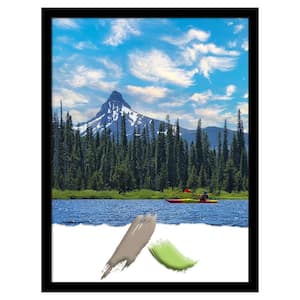 Jet Black Picture Frame Opening Size 18 x 24 in.
