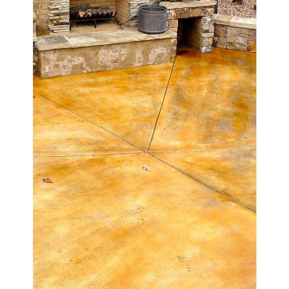 Eagle 1 Gal Wheat Interior Exterior Acid Stain Edadw The Home Depot Eagle 1 Gal Wheat Interior Exterior