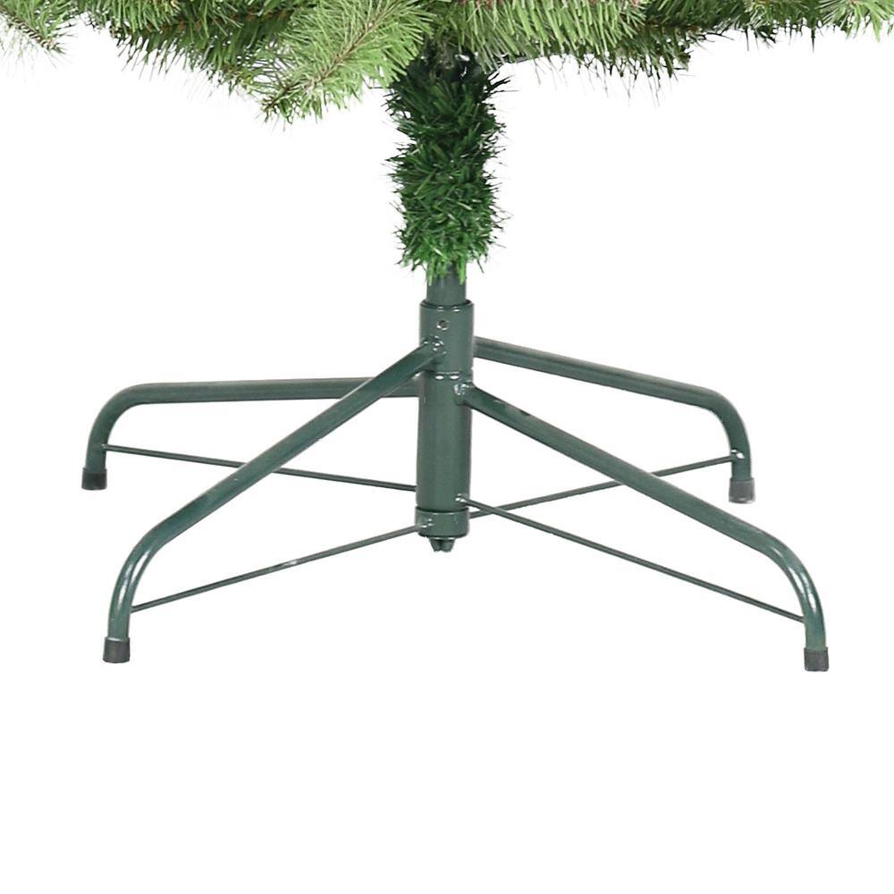4.5 ft Pre-Lit Green Spruce Artificial Christmas Tree with Clear Lights