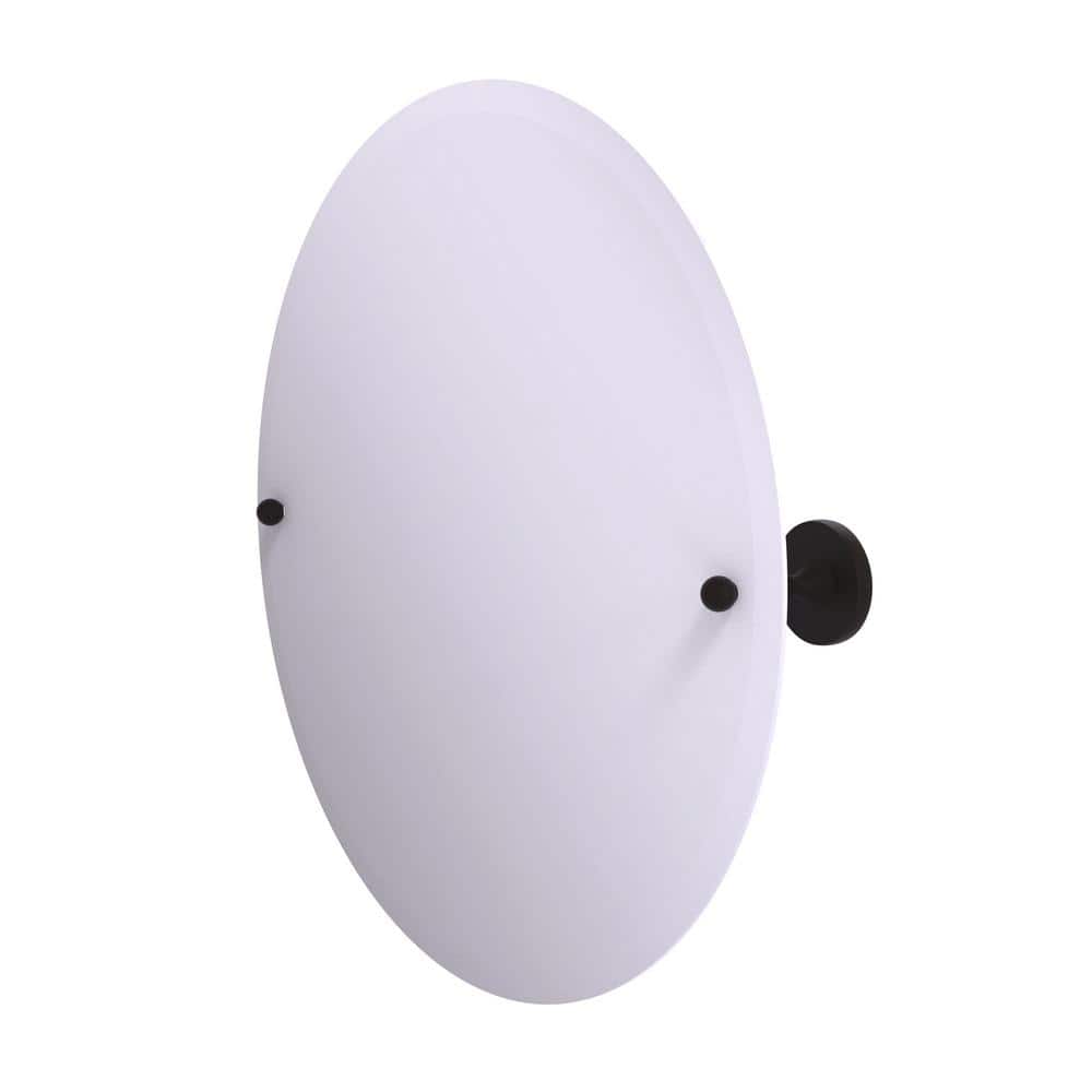 Allied Brass Shadwell Collection Frameless Round Tilt Mirror with