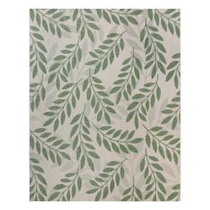 Paseo Faiza Palm 5 ft. x 7 ft. Floral Indoor/Outdoor Area Rug