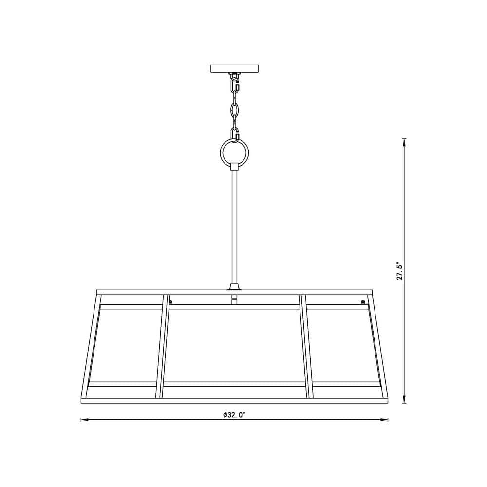 Lenyx Elegant Brushed Nickel and Brass Drum Pendant Light