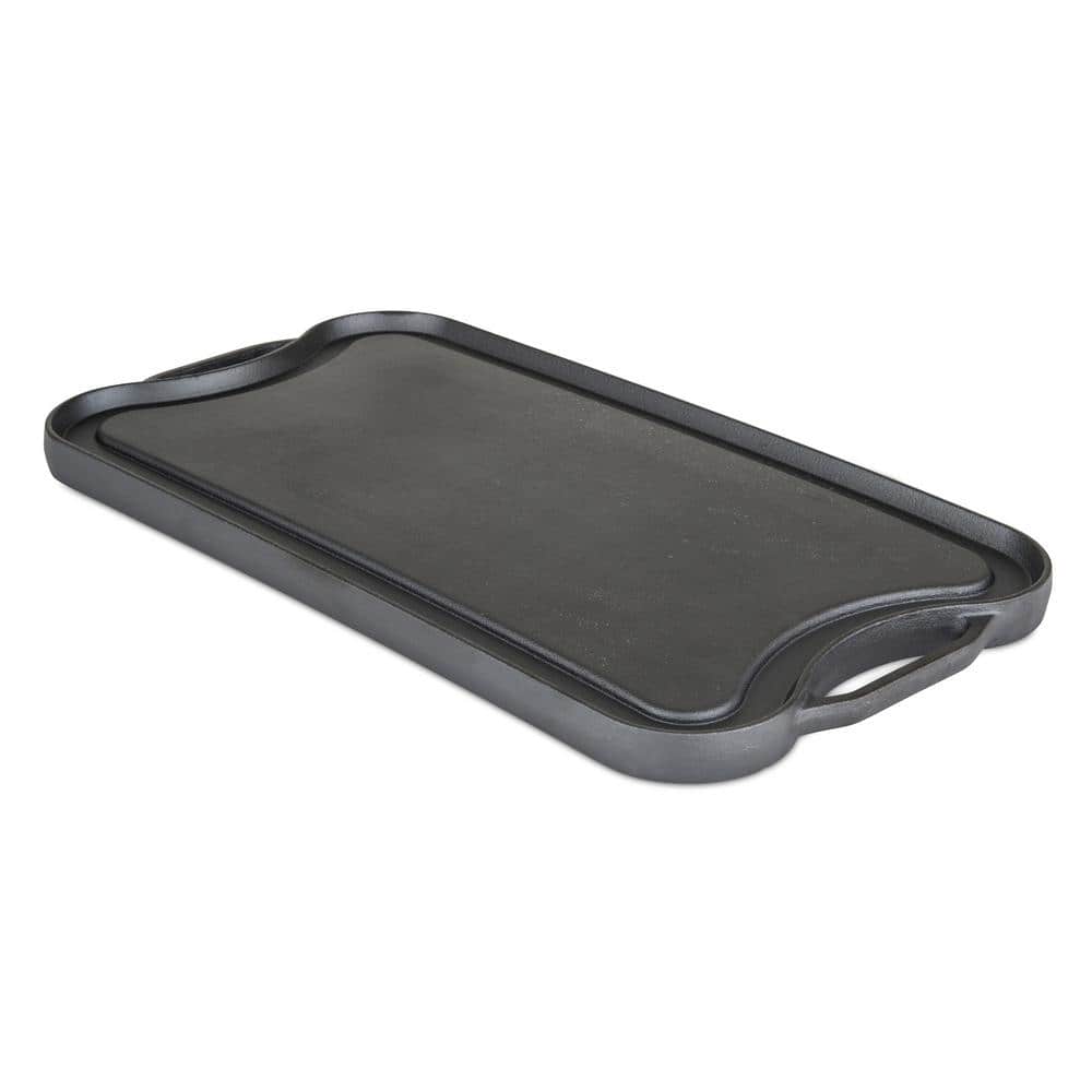 Viking 20-Inch Black Cast Iron Reversible Grill Griddle