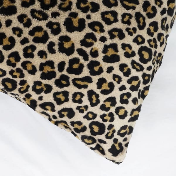Allied Home Leopard Print Fleece Body Pillow Protector BMI_20454L_1-LE -  The Home Depot