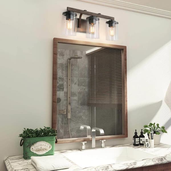 Rustic Bathroom Light Bars Bathroom Sconce Light Fixtures 2025