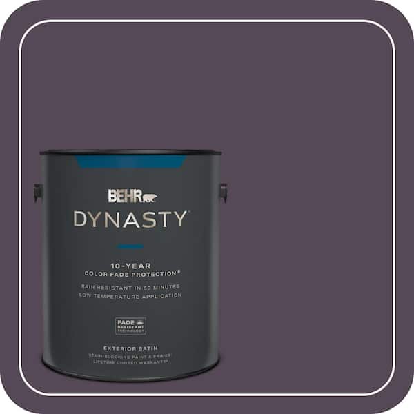 BEHR DYNASTY 1 gal. #BXC-51 Deep Mulberry Satin Enamel Exterior Stain-Blocking Paint & Primer