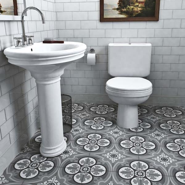 Cemento Queen Mary Storm 7-7/8 in. x 7-7/8 in. Cement Floor and Wall Tile (5.4 sq. ft./Case)