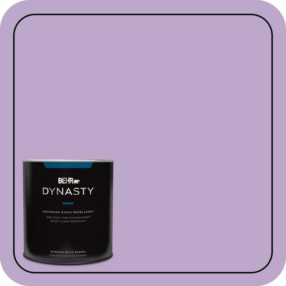 1 qt. #M570-4 Cyber Grape Satin Enamel Interior Stain-Blocking Paint & Primer price history on PriceWatchPro