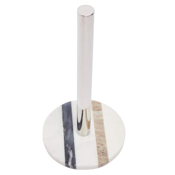 LEXI HOME Marble Counter Mount White Paper Towel Holder