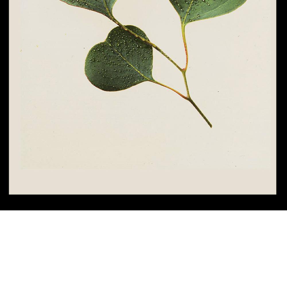 Love Leaves Green Botanical Framed Print for Kids
