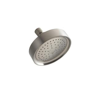Purist Katalyst 1-Spray 5.5 in. Single Wall Mount Fixed Shower Head in Vibrant Brushed Nickel