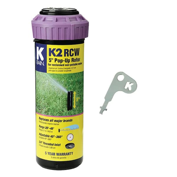 K-Rain 5 in. K2 Smartset Reclaim Water Gear Drive Pop-Up,Rotary Sprinkler
