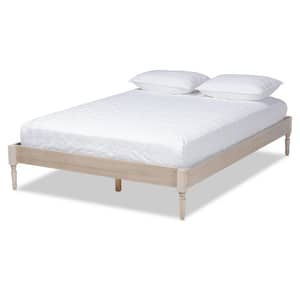 Colette Antique White Full Platform Bed