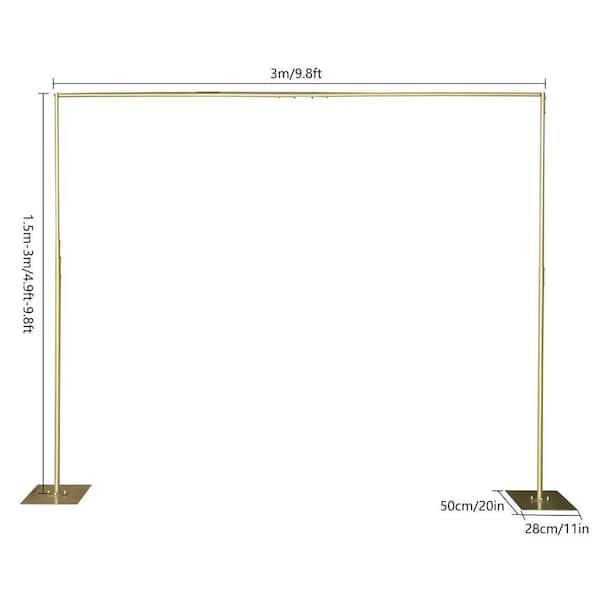 Up to 8' x 8' - Adjustable Heavy Duty Pipe & Drape Stand