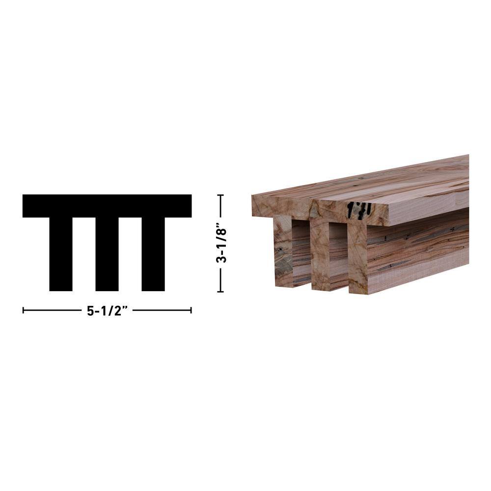 Rustic Ambrosia Maple Unfinished Decorative Faux Beam