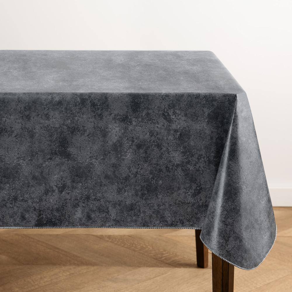 "Mesa Marble Printed Vinyl Indoor/Outdoor Tablecloth, Black - 52""W x 70""L" price history on PriceWatchPro