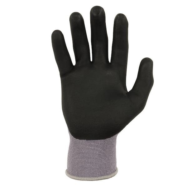 Ergodyne ProFlex 7000-Extra Small Gray Nitrile Coated Gloves (12-Pairs)