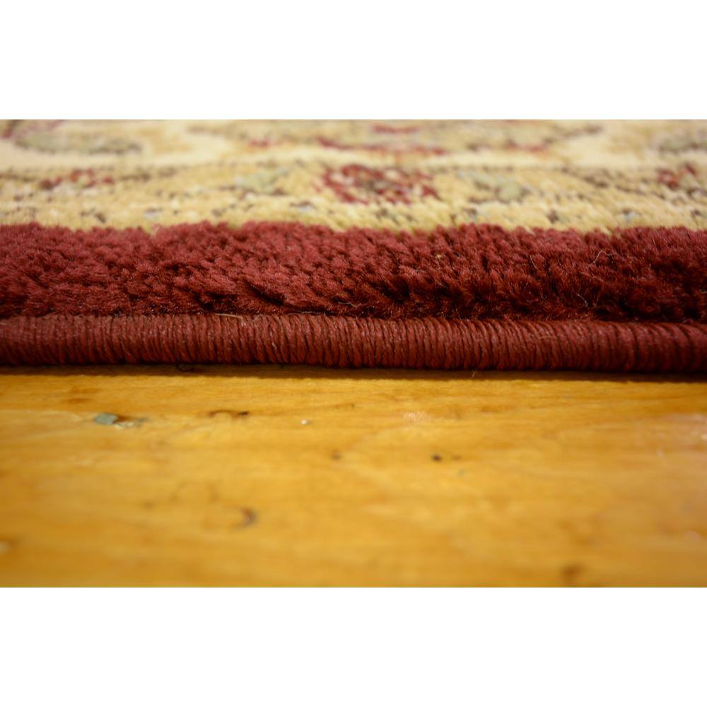 Reddington Classic Red 4' Square Synthetic Easy-Care Rug