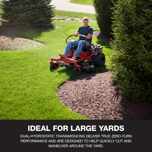 Mustang 46 in. 22 HP V-Twin Kohler 7000 Series Engine Dual Hydrostatic Drive Gas Zero Turn Riding Lawn Mower