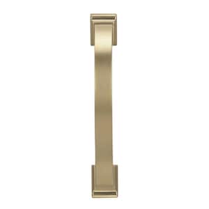 Candler 3-3/4 in. (96mm) Classic Golden Champagne Arch Cabinet Pull