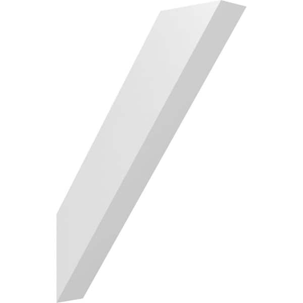 Ekena Millwork Traditional 3 in. x 22 in. x 16 in. Architectural Grade PVC Knee Brace