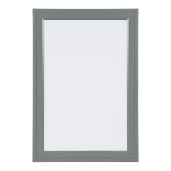 DesignOvation Bosc Gray Dry Erase Memo Board 214726 - The Home Depot