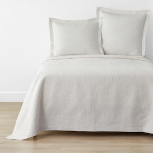 Putnam Matelasse Ivory Cotton King Bedspread