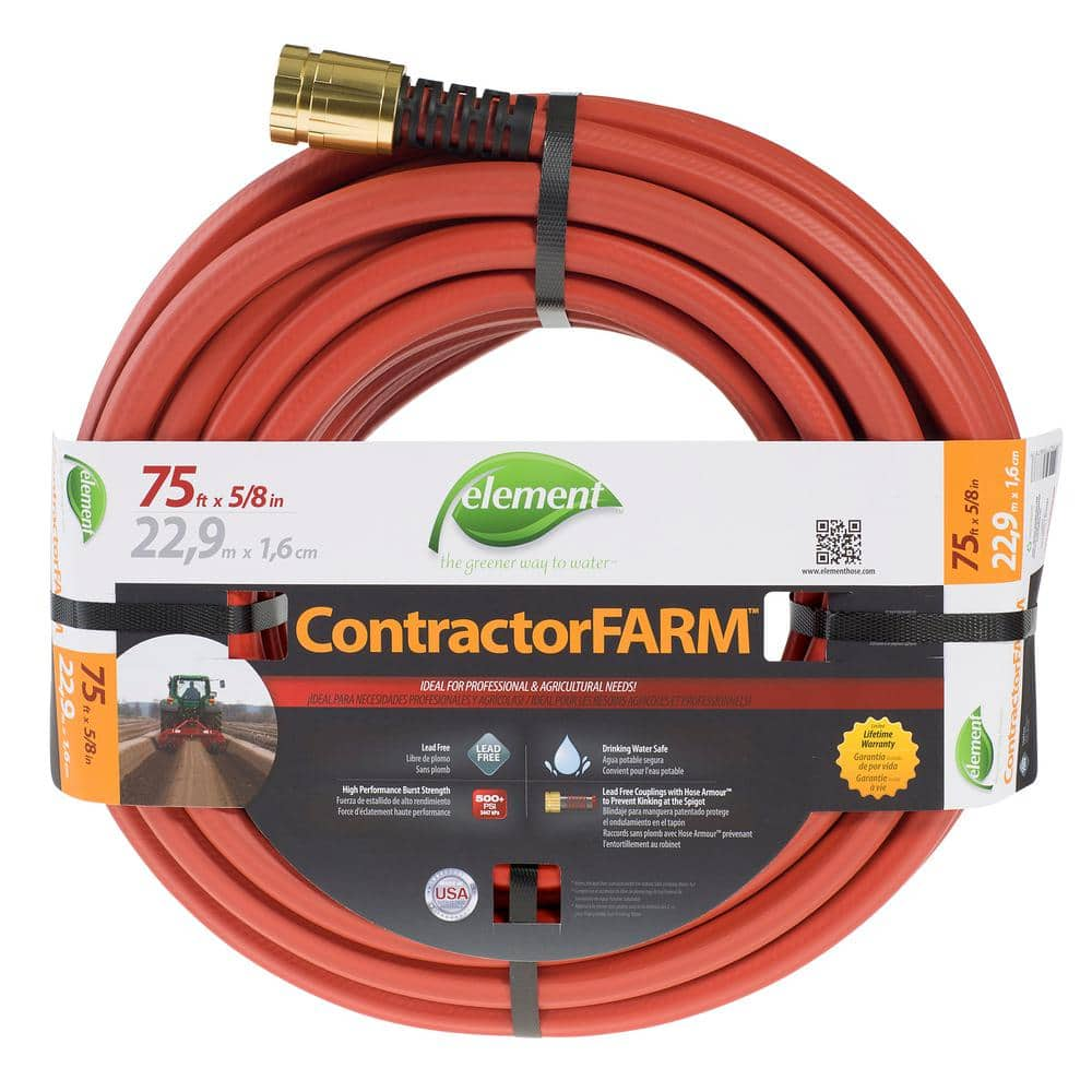 ContractorFarm 5/8 in. x 75 ft. Heavy Duty Contractor Water Hose -  Swan, CELCF58075