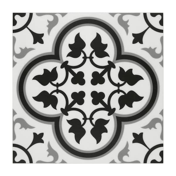 null Patterned 9 in. x 9 in. Vinyl Peel and Stick Backsplash Stone Composite Wall and Floor Tile (9.12 sq. ft./Case)