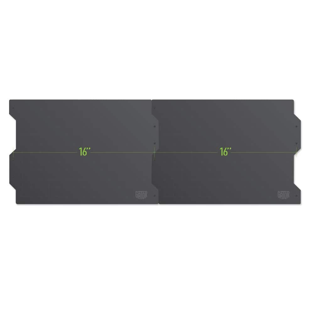 Gator Black Steel Wall Panel with Matte UV Coating