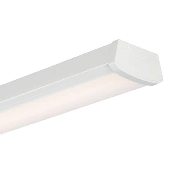 EnviroLite 4 ft. 5,400 Lumens Integrated LED White Wraparound Light, 5000K