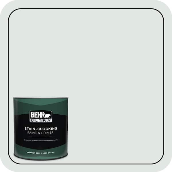 BEHR ULTRA 1 qt. #490E-1 Glimmer Semi-Gloss Enamel Exterior Paint & Primer