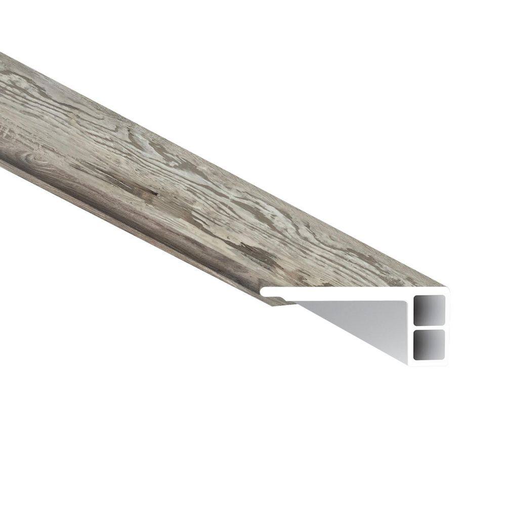 Driftwood 3/4 in. T x 1.77 in. W x 94 in. L Luxury Vinyl Flush Stair Nose E