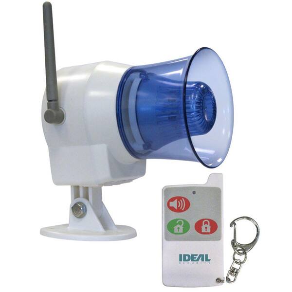 IDEAL SECURITY Wireless Indoor or Outdoor Siren with Remote Control