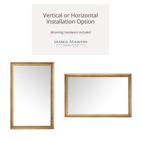 James Martin Vanities Glenbrooke 26 in. W x 40 in. H Rectangular 