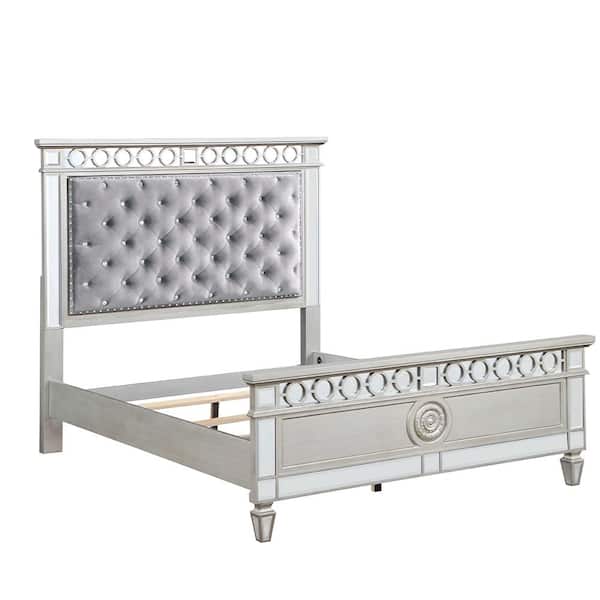Acme Furniture Gray Wood Frame Full Panel Bed