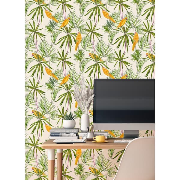 Pebbles Green Paradise Wallpaper