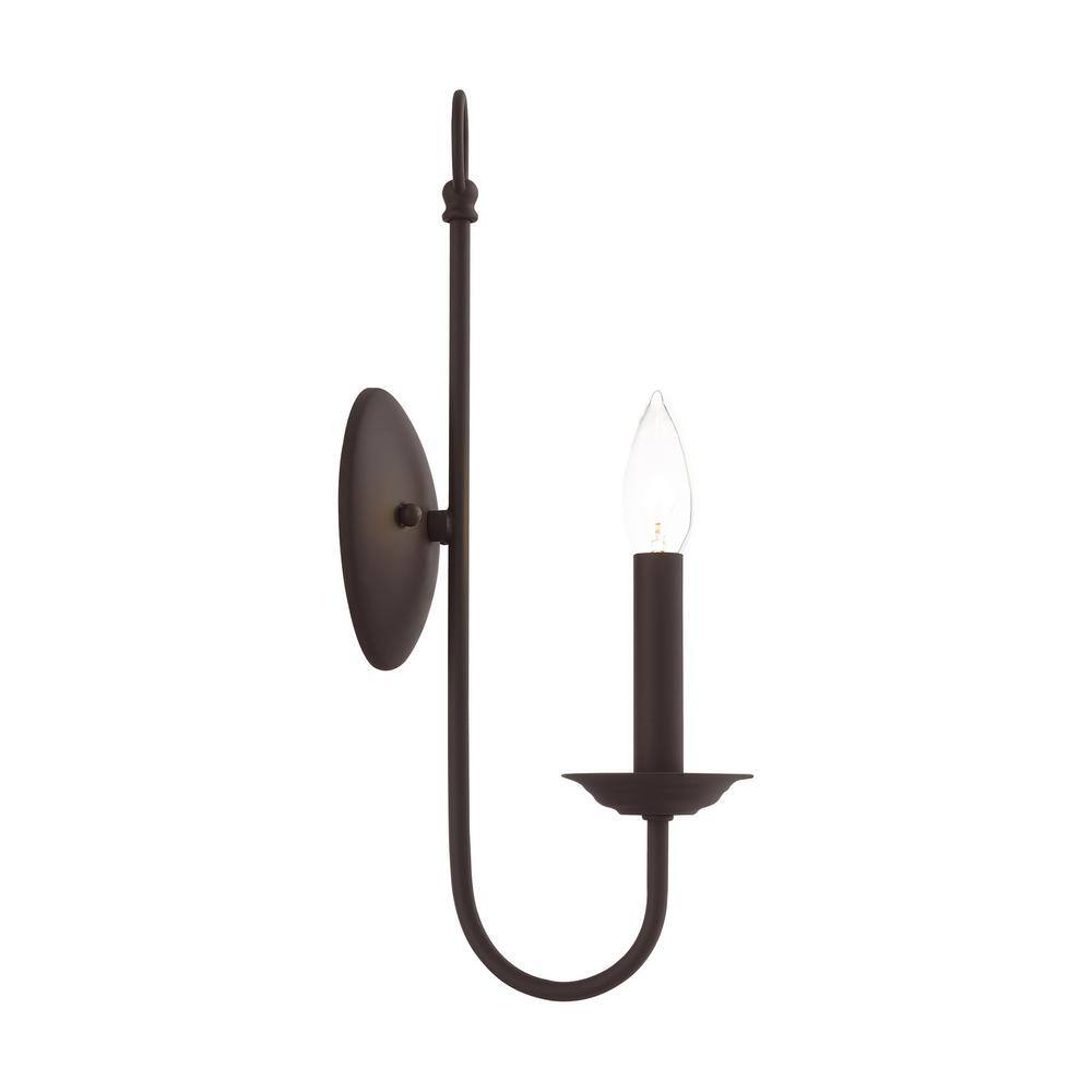Estate Bronze Dimmable 5" Direct Wired Wall Sconce